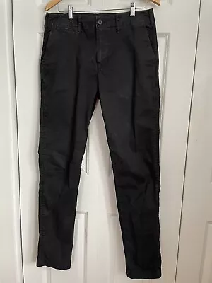 American Eagle 32x36 Men’s Washed Black Slim Flex Chino Pants • $6.86