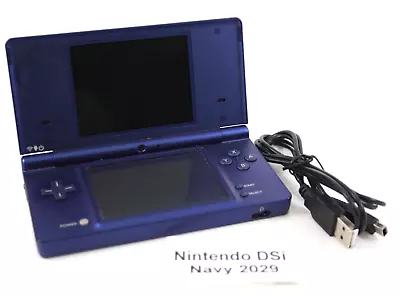 Nintendo DSi Console Handheld [Navy Blue] + USB Charging Cable - TESTED WORKING • $119.95