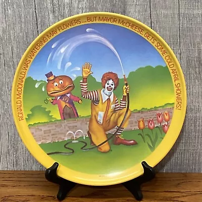 McDONALD’S 10  Plate Lexington Melamine RONALD And MAYOR McCHEESE Vintage 1977 • $11.95