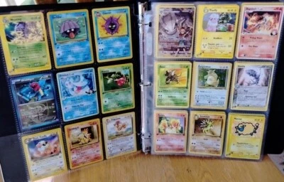 $12.50 • Buy Rare Pokemon Cards Binder Collection Lot Vintage WoTC Holo 1st Edition & More