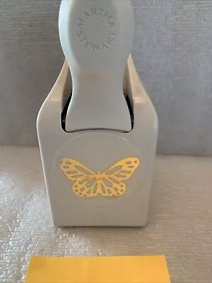 Martha Stewart Monarch Butterfly Paper Punch Lacey Euc One Cream • $12