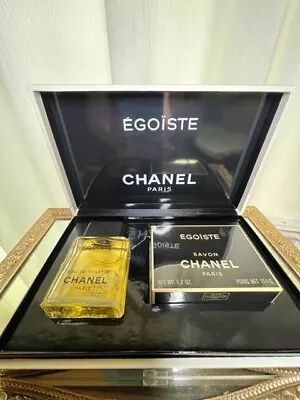 Chanel Egoiste Perfume Set. Edt 75 Ml/perfume Savon 150 G. Sealed • £281.23