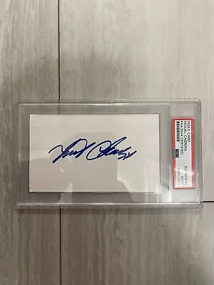 Miguel Cabrera Miggy Signed Autograph Index Card Cut PSA DNA Slabbed Auto Tigers • $299.99