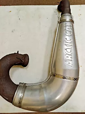 $156 • Buy 2006 Arctic Cat Firecat Exhaust Pipe Expansion Chamber F7 Sabercat F7R F6 Shield