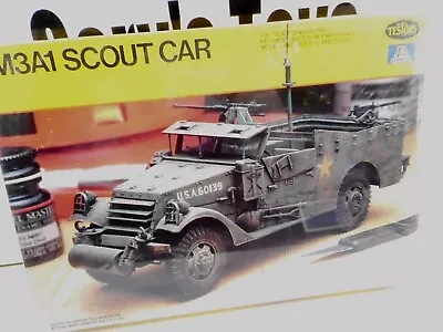 Testors / Italeri Plastic Model KiT M3A1 Scout Car 1:35  Sealed • $24.99