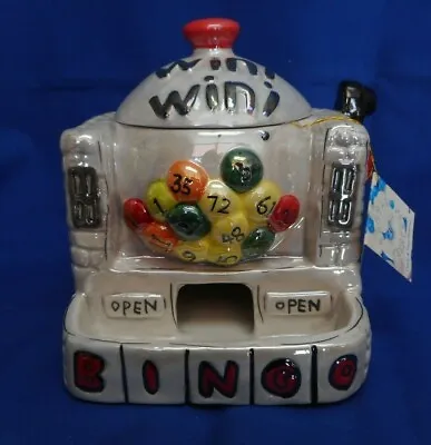 Vintage  People Treater  BINGO MACHINE Candy & Treat Dispenser From Lefton • $12