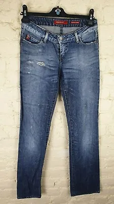 £19.99 • Buy MISS SIXTY 'Straight Tommy' Ladies Distressed Jeans Size: W 27 L 33 VERY GOOD