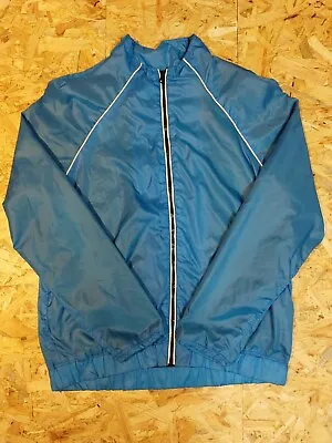 Vintage G-Star Raw Sz XL Blue Windbreaker Tracksuit Sports Jacket 90s Retro • £23.40