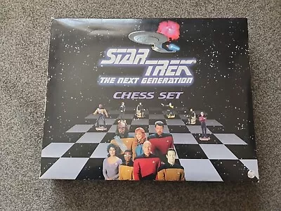 Star Trek: The Next Generation Chess-Schach 1999 UK Official 3-D Chess Set • £24.99