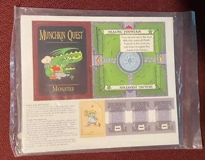 NEW Munchkin Quest SJG Promo Set 1 Steve Jackson Games 2008 Troll • $15