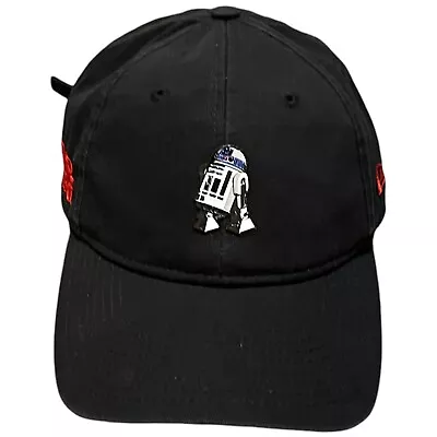 Star Wars R2D2 Hat Strap Back Black One Size Adjustable New Era 9Twenty Mens • $28.88