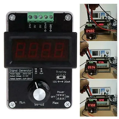 Analog Signal Generator Voltage Simulator Adjustable Calibrator 0-10V 4-20mA New • $30.92