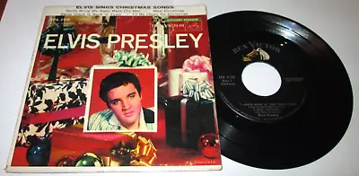 Elvis Presley Sings Christmas Songs 45 Ep 7  Ex- Us Rca Victor Vinyl 1957 • $9.99