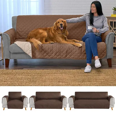 $19.95 • Buy Quilted Sofa Cover Slipcover Waterproof Couch Pet Kid Pad Mat Protector Antislip