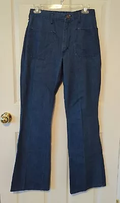 VINTAGE Wrangler Flare Leg Bell Bottoms Denim Jeans Women's Size 31x34 *USA • $34