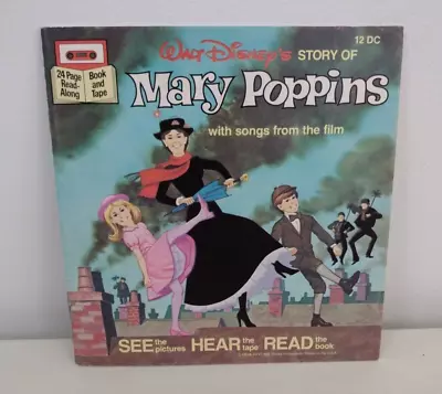 Disney Mary Poppins Replacement Book  24 Page Read-Along No Tape 1977 • $5