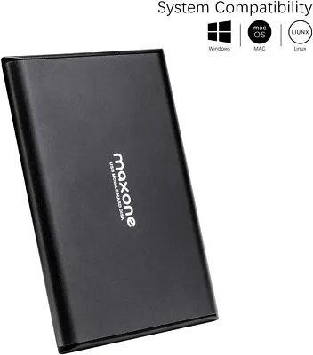 2.5  Portable External Hard Drives 500gb-USB 3.0 HDD Backup Storage • £21