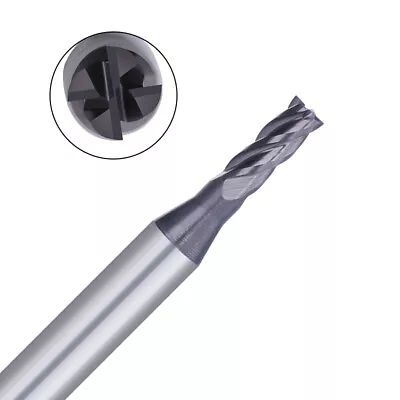 4 Flute 3/32 Carbide End Mill Milling Cutter 1/8 Shank For Metal CNC Router Bit • $8.57