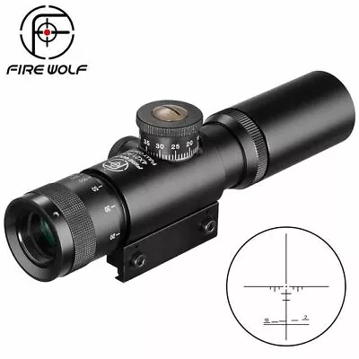 Tactical SS2 4x21 AO Scope Sight Rifle Scope With Lens Cap For Hunting • $60.99