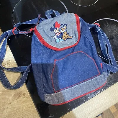 Disney Minnie Mouse And Pluto Children’s Backpack  • £0.99