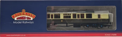 Bachmann 34-077 Collett 60ft Brake Composite 1st/3rd Coach 6609 GWR Shirt Button • £29.99