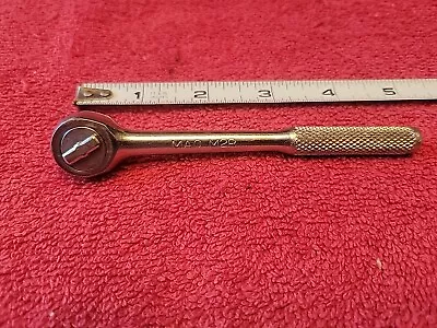 MAC TOOLS M2R 1/4  Dr Round Head 5  Long Knurled Handle Fine Tooth Ratchet USA • $25.95