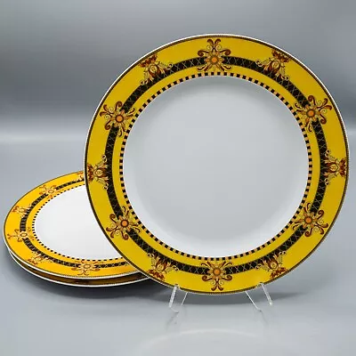 Rosenthal Versace Barocco Dinner Plates Set Of 3 - 10 5/8  FREE USA SHIPPING • $306