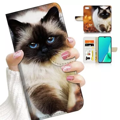 $12.99 • Buy ( For IPhone 7 Plus ) Wallet Flip Case Cover AJ23218 Himalayan Cat