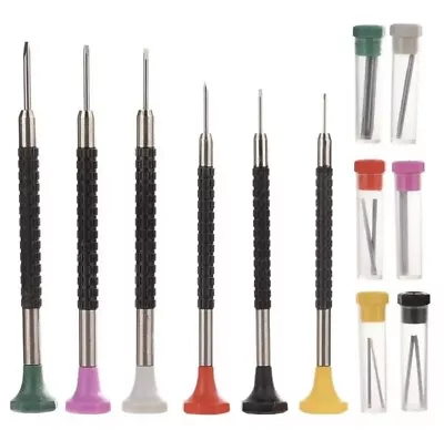 6Pc Precision Screwdriver Set Electronic Micro Hobby Jewelry Watch Timelab Korea • $49.75