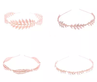 £6.49 • Buy Beautiful Rose Gold Leaf Band Headband Hair Piece Crown Goddess Roman Style 