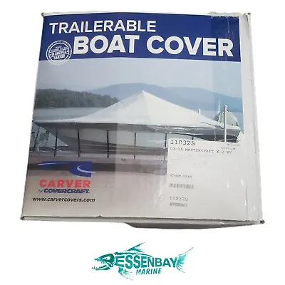 03-04 Mastercraft X-2 Carver Boat Cover 11032S 7 OZ Storm Gray NO TIE DOWN KIT • $483.96