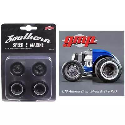 GMP 18864 1:18 Altered Drag Wheel & Tire Pack 1:18 • $16.95