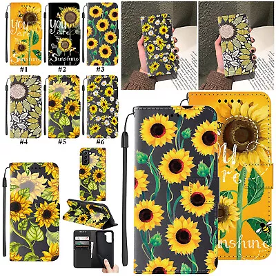 Flower Print Phone Case Wallet Leather Cover For Samsung Galaxy S23 A14 A53 A05 • $12.69