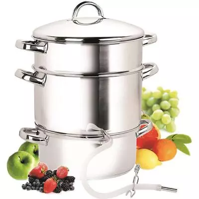 Cook N Home 11 Qt Steam Juicer Stainless Steel Multipot W/ Aluminum Disc Layered • $117.64