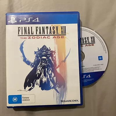 Final Fantasy XII 12 The Zodiac Age Playstation 4 Game • RPG PS4 Games 2017 PAL • $23.99