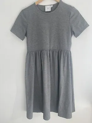 $25 • Buy ASOS Grey Fit & Flare Short Sleeve Maternity Dress - Size 8 - BNWOT