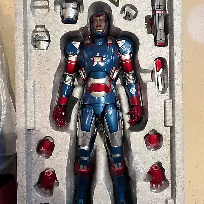 1/6 Hot Toys Mms195d01 Marvel Iron Man 3 Diecast Iron Patriot Action Figure • $550