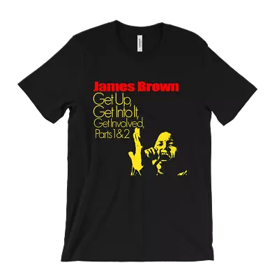 $20 • Buy James Brown T-Shirt Get Up Get Involved Get Into It The Jbs Polydor The Jabs 70s