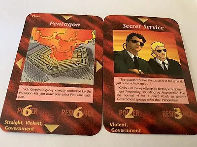 Illuminati NWO  Card Game - Pentagon Card + Secret Service Preowned • $50