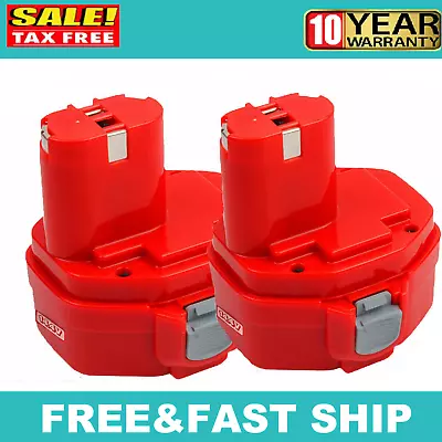 2PACK For Makita 14.4V 1420 Battery 1422 1433 1434 1435 1435F 192699-A 193158-3 • $25.89