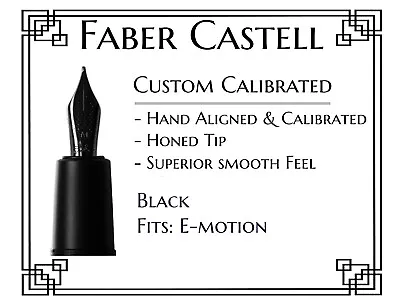 Faber Castell E-motion Fountain Pen Nib & Feed - Hand Calibrated & Polished • £114.50