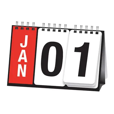£2.99 • Buy Desk Top Calendar Planner Undated Flip Month Day View Free Standing (3959)