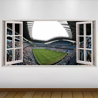 £24.99 • Buy EXTRA LARGE Manchester City Full Stadium Football Vinyl Wall Sticker Poster
