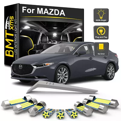 Interior LED Light Bulbs For Mazda 2 3 5 6 323 626 929 CX3 CX5 CX7 MX3 MX5 MPV • $14.98