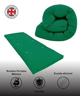 £94.99 • Buy Green Waterproof Futon Mattress Folding Camping Guest Thick Soft Floor Bedding 