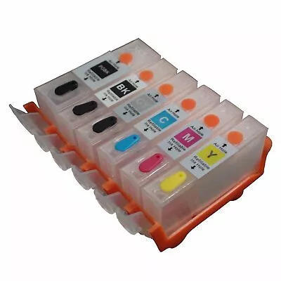 6pk Canon MG8220 MG6120 MG6220 Empty Refillable Ink Cartridge PGI-225 CLI-226 • $16.98