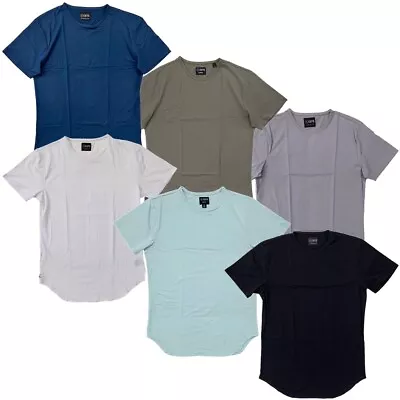 Cuts Clothing Men's Elongated Crew Neck Signature Fit 4-Way Stretch Tee T-Shirt • $29.99