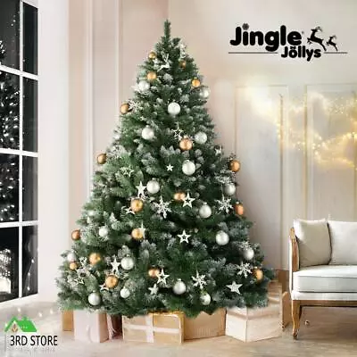 Jingle Jollys Christmas Tree 2.1M 7FT Xmas Decorations Snow Home Decor 1000 Tips • $81