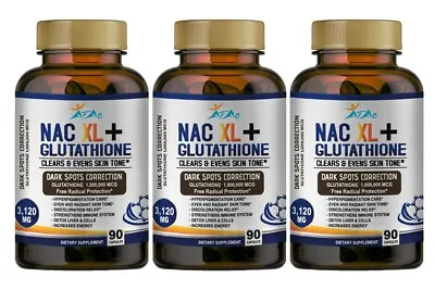 NAC N Acetyl Cysteine  | 270 CAPSULES | Non-GMO Gluten Free 3120 MG Liver Detox • $29.85