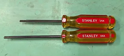 2 Clutch Head Screwdrivers - 3/16  And 5/32  Sizes - Vintage Stanley - NOS • $19.99